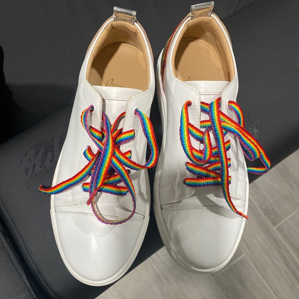 Christian Louboutin Arkenspeed Flat Leather Sneakers